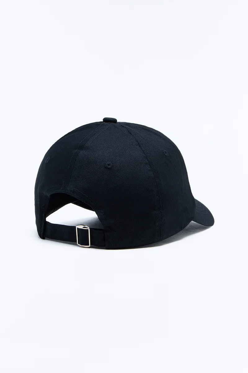 Home By 9PM Baseball Hat - Black/White