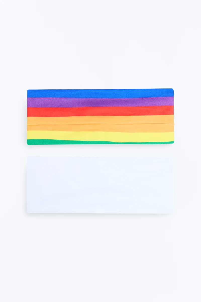 Love The Rainbow 2 Pack Headband Set - Multi Color