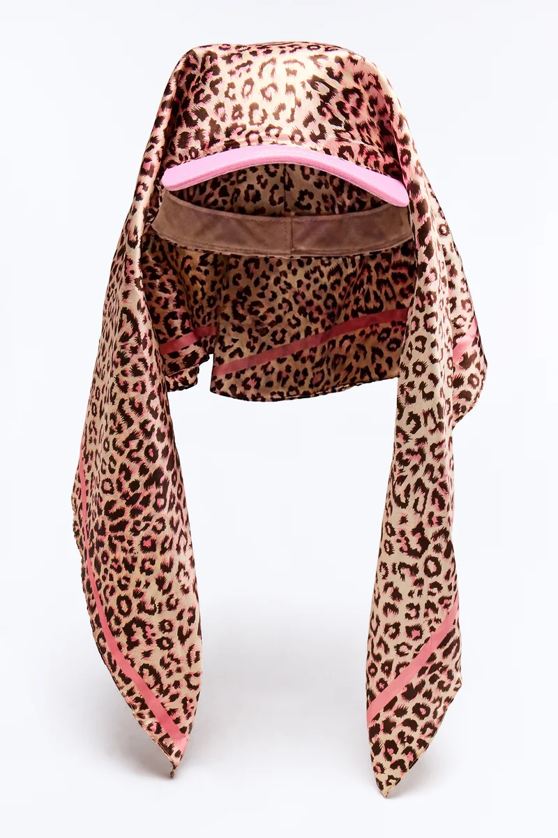 Love Of The Wild Visor And Head Wrap - Pink/combo
