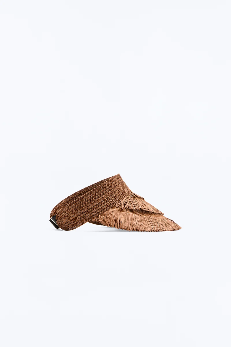 Beach Ready Visor Hat - Brown
