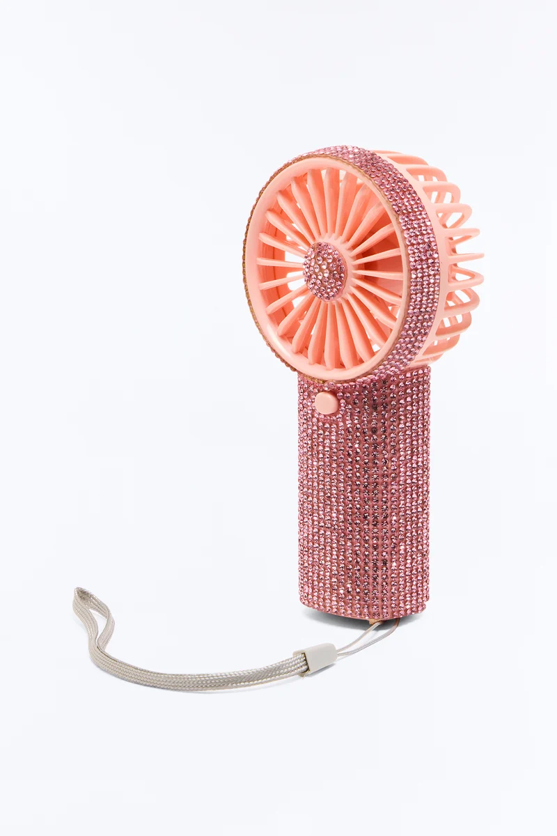 Diamond Breeze Electric Fan - Pink