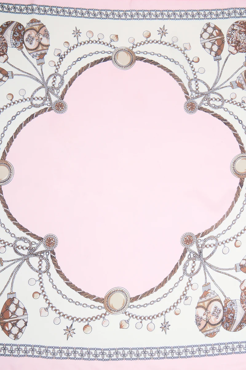 Hairs A Mess Head Scarf - Pink/combo