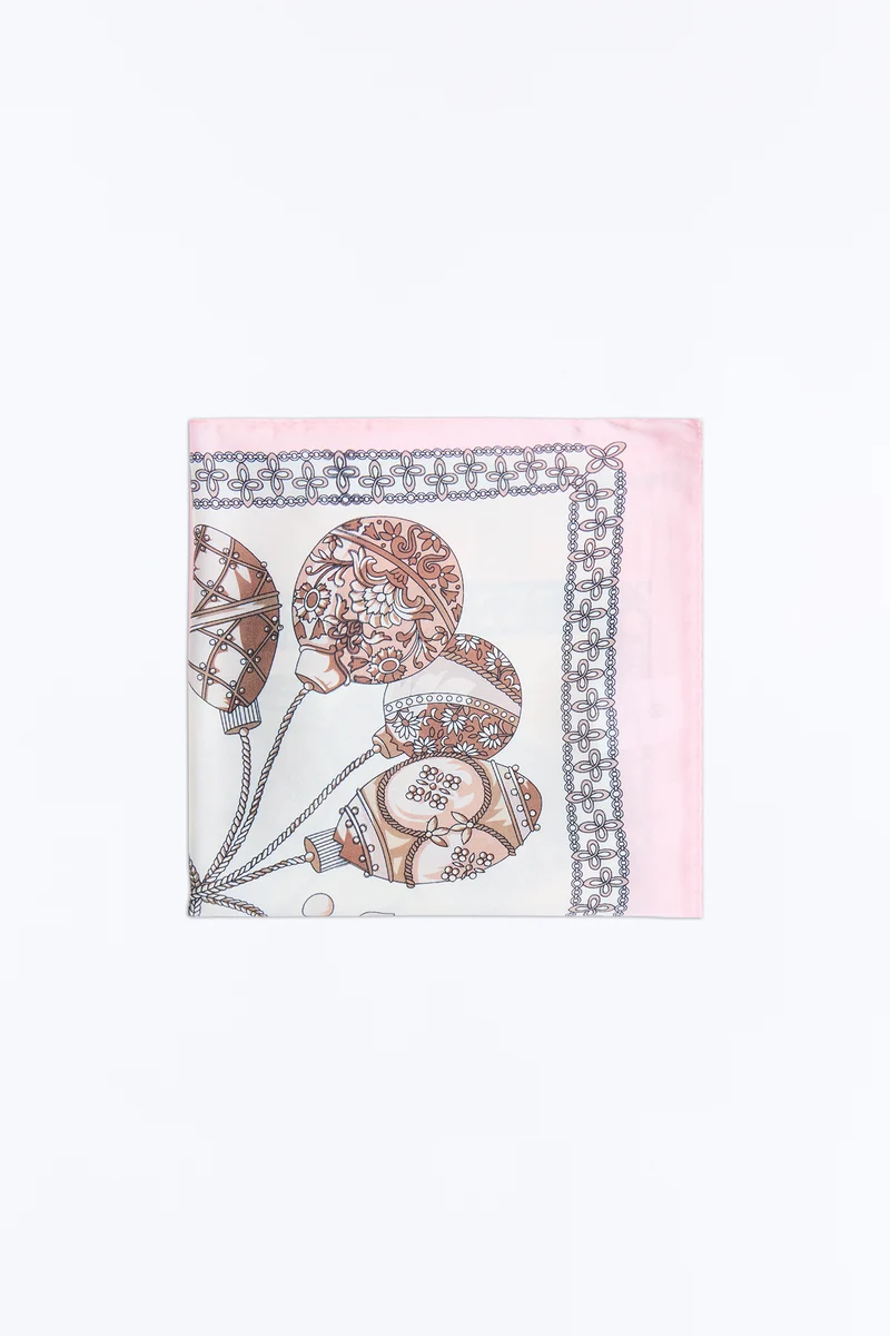 Hairs A Mess Head Scarf - Pink/combo