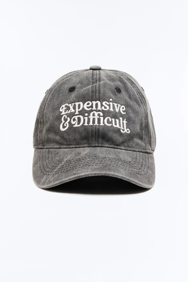 Expensive & Difficult Baseball Hat - Black
