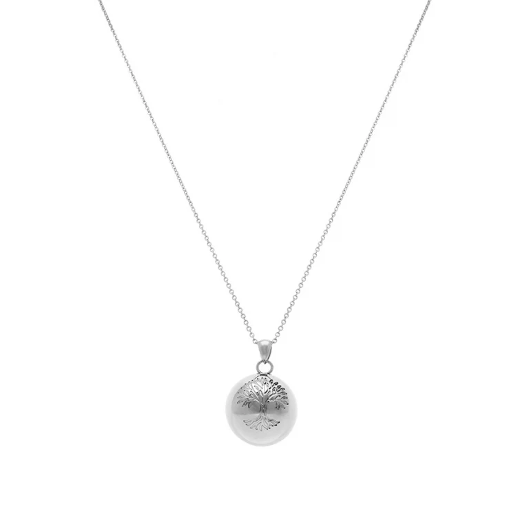 Bola rond sautoir 110 cm – Acier | Azuline