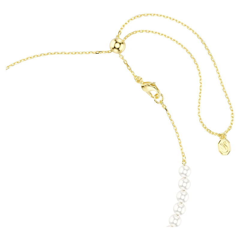 Collier Swarovski - Idyllia - Abeille - Tailles variées - Blanc & Doré