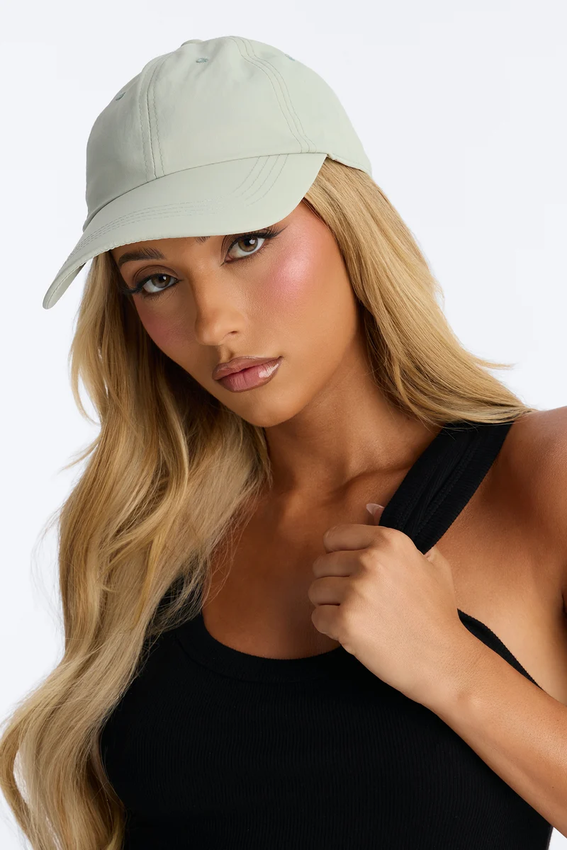 Rain Or Shine Nylon Baseball Hat - Sage