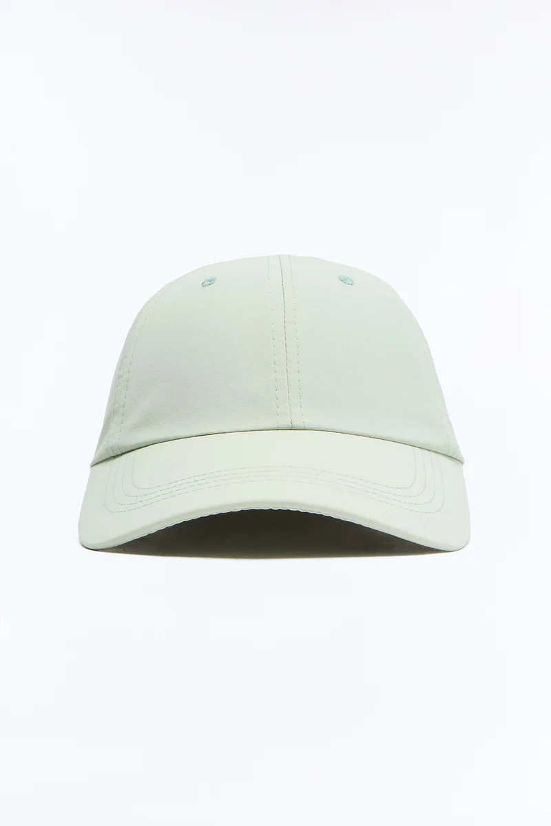 Rain Or Shine Nylon Baseball Hat - Sage
