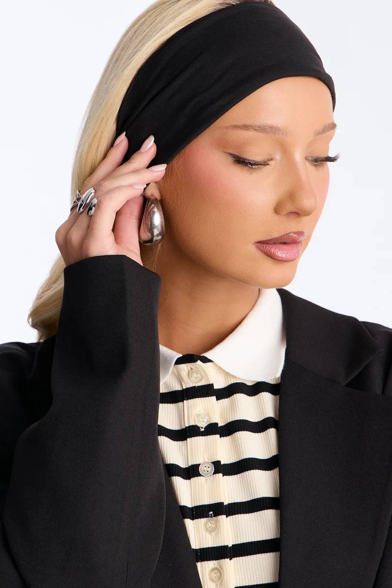 Wild Diva 2 Piece Headband - Brown/combo