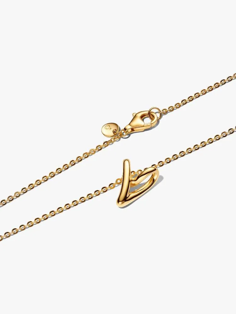 Collier Cœur Doré | Pandora