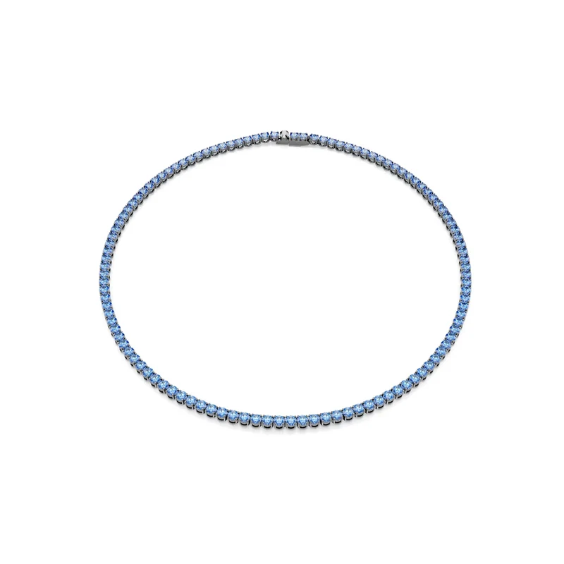 Collier Swarovski - Matrix - Taille ronde - Bleu & Noir