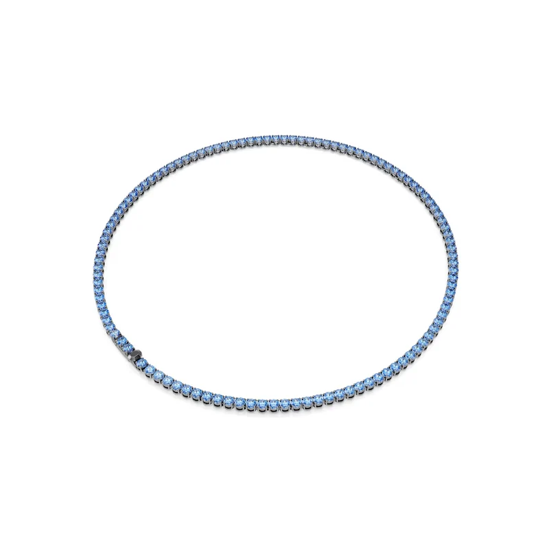 Collier Swarovski - Matrix - Taille ronde - Bleu & Noir