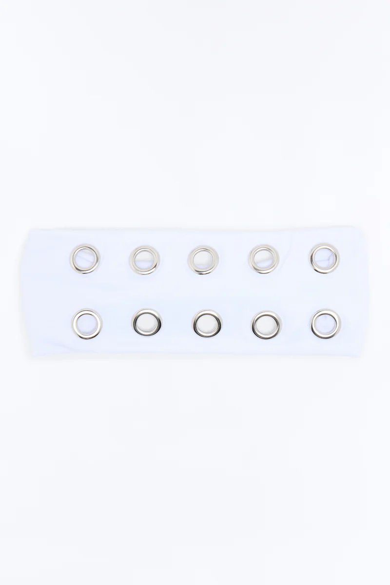Tough Act To Follow Headband - White