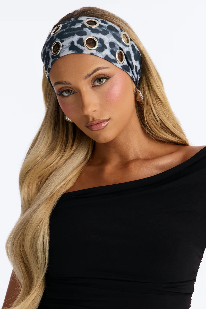 Tough Act To Follow Headband - Black/Grey