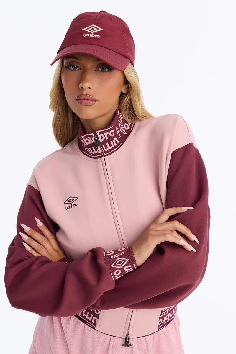 Umbro Unisex Nylon Baseball Hat - Wine