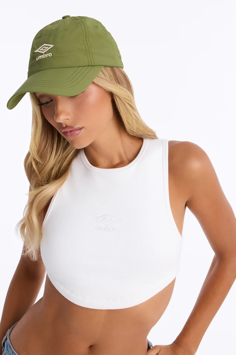 Umbro Unisex Nylon Baseball Hat - Green