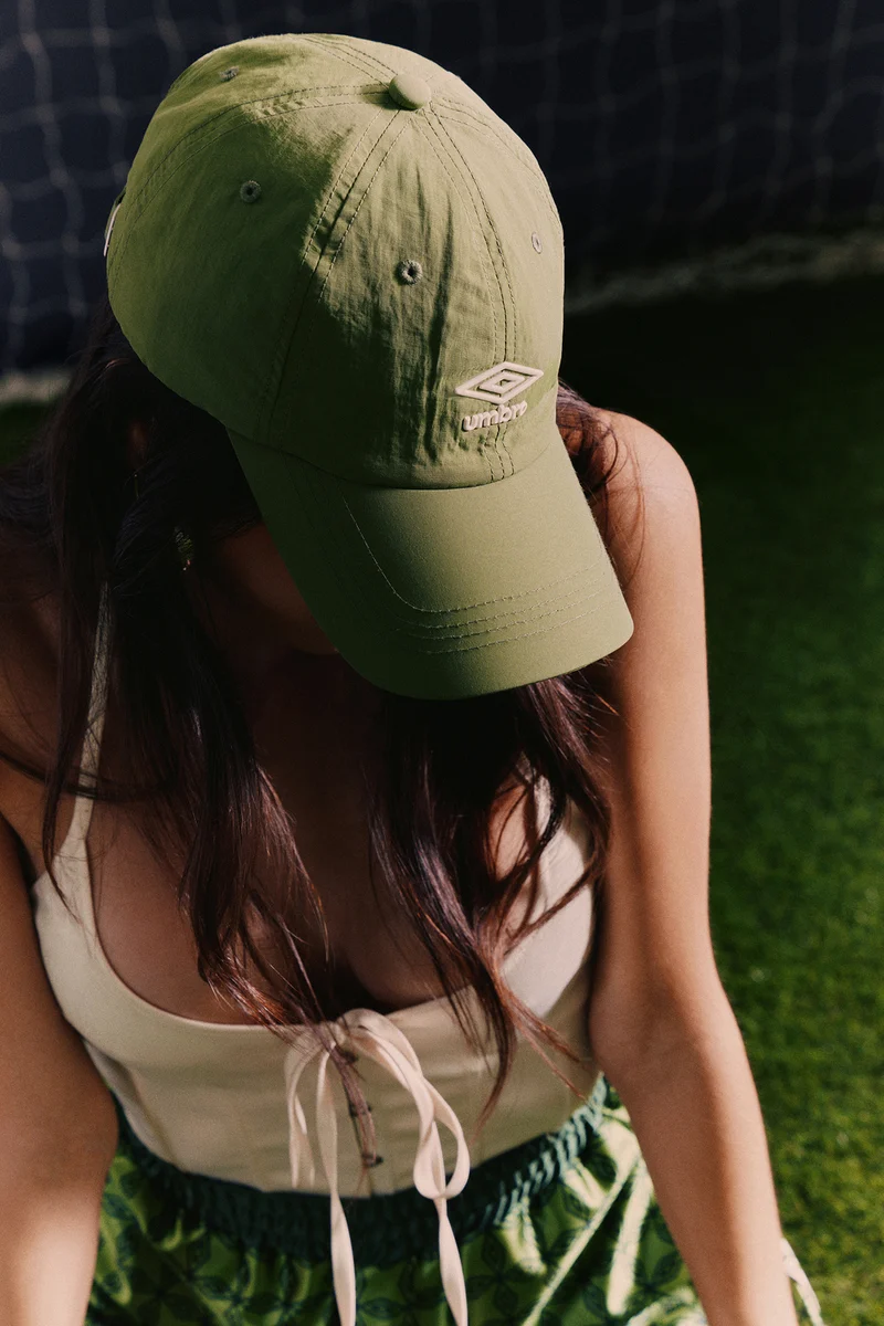 Umbro Unisex Nylon Baseball Hat - Green