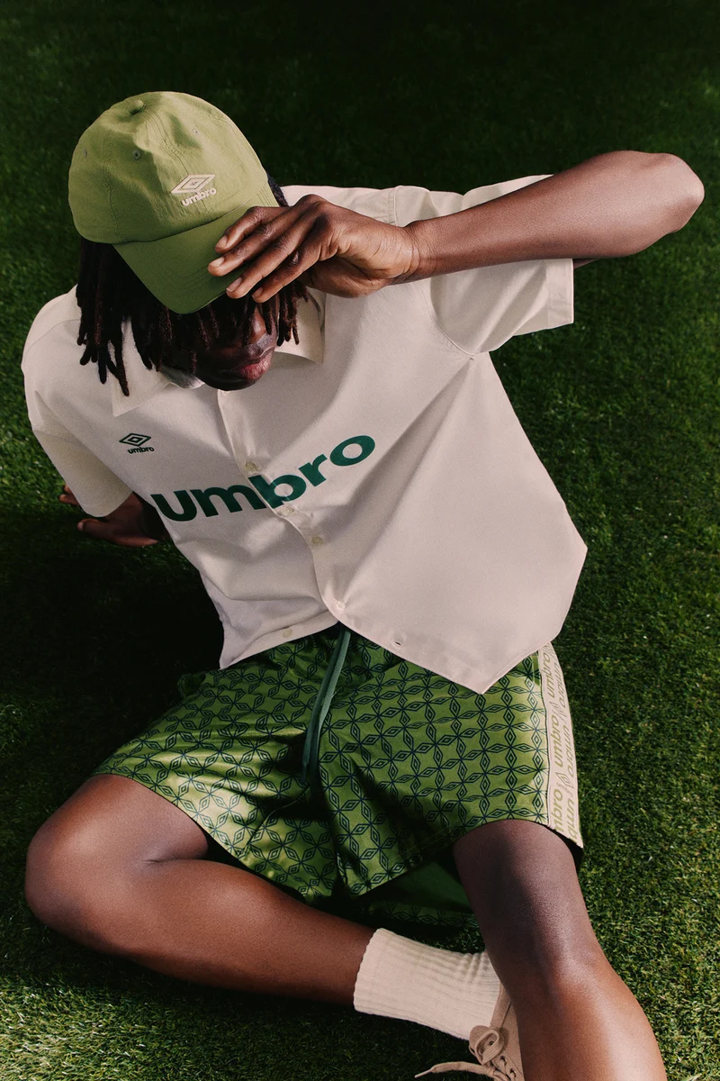 Umbro Unisex Nylon Baseball Hat - Green
