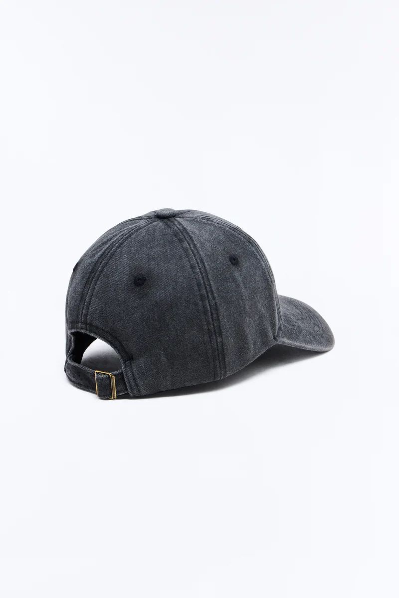 Be Kind Vintage Denim Baseball Hat - Black/combo