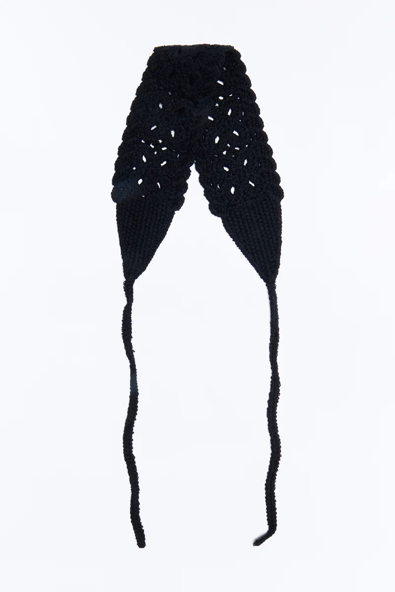 Crochet Headband - Black