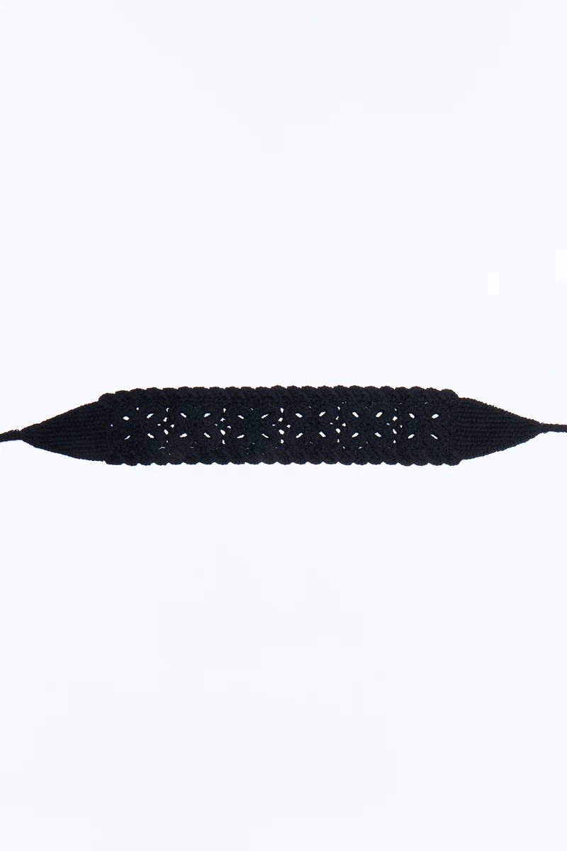 Crochet Headband - Black