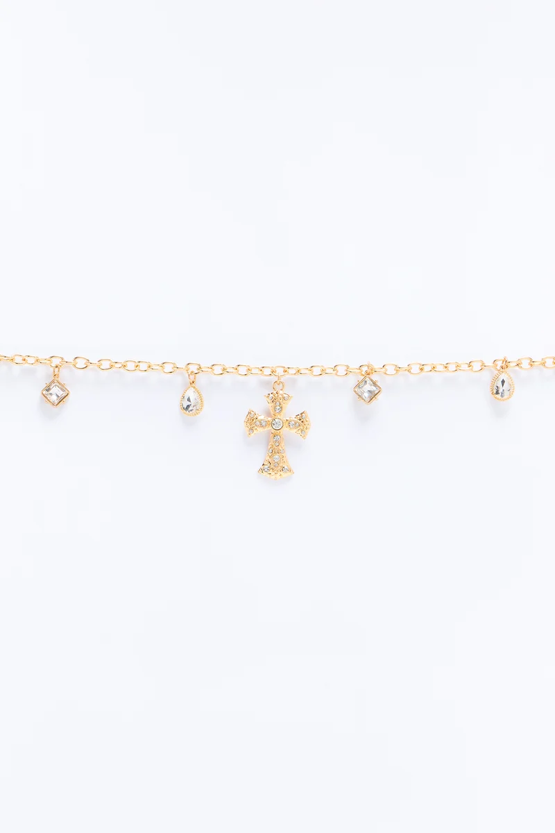 Faithful Tears Chain Belt - Gold