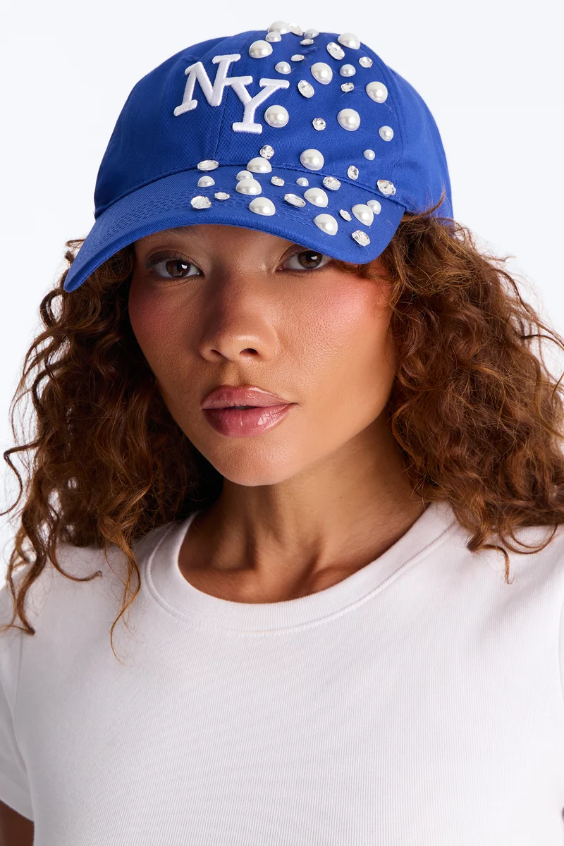 Shining In NY Baseball Hat - Navy