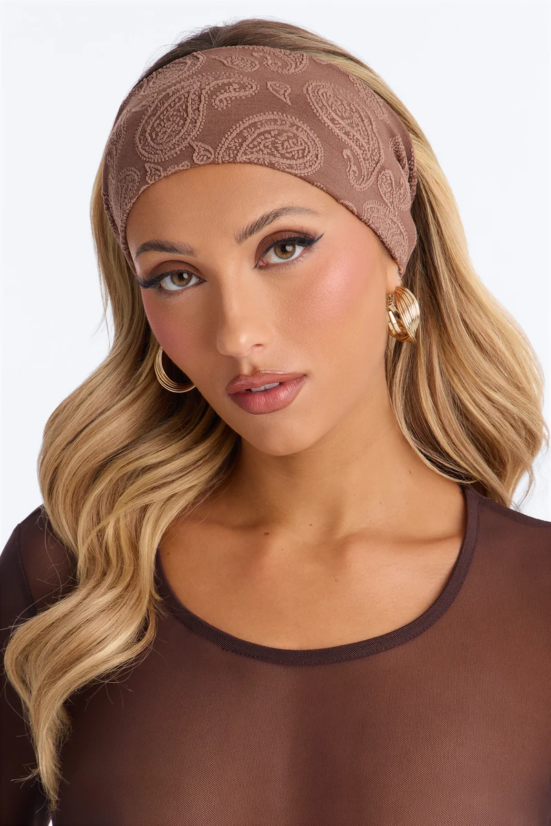 Roads Less Traveled Headband - Brown