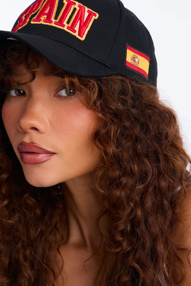 Spain Love Baseball Hat - Black/combo