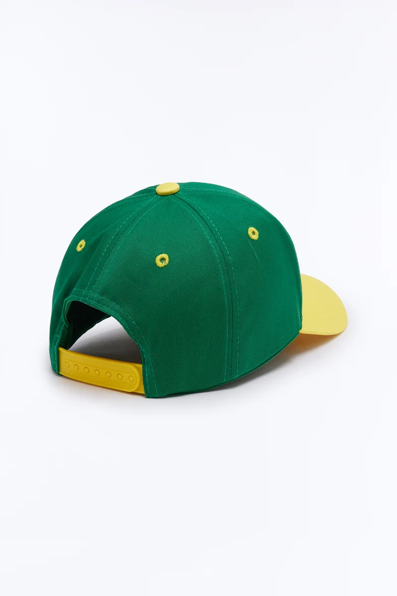 Brazil Love Baseball Hat - Green/combo