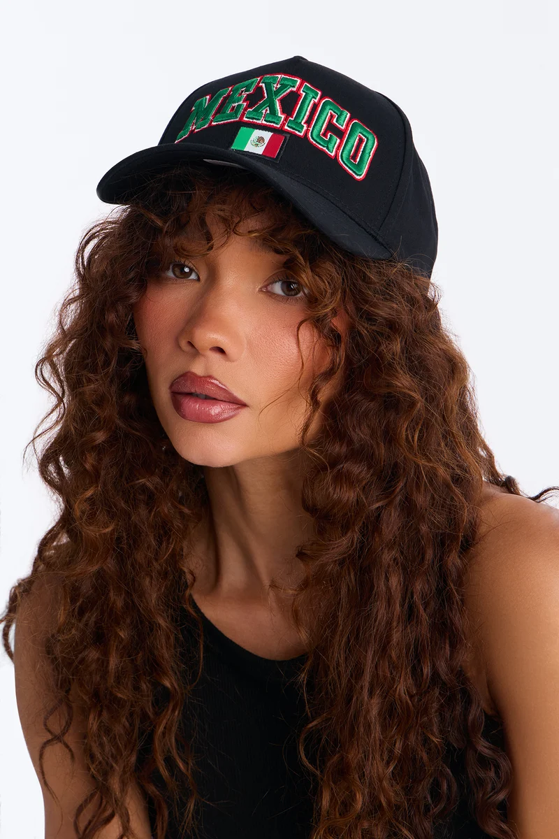 Mexico Love Baseball Hat - Black/combo