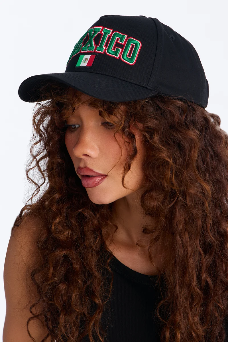 Mexico Love Baseball Hat - Black/combo