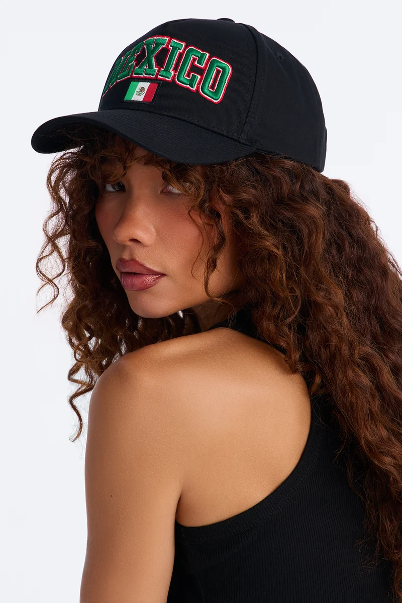Mexico Love Baseball Hat - Black/combo