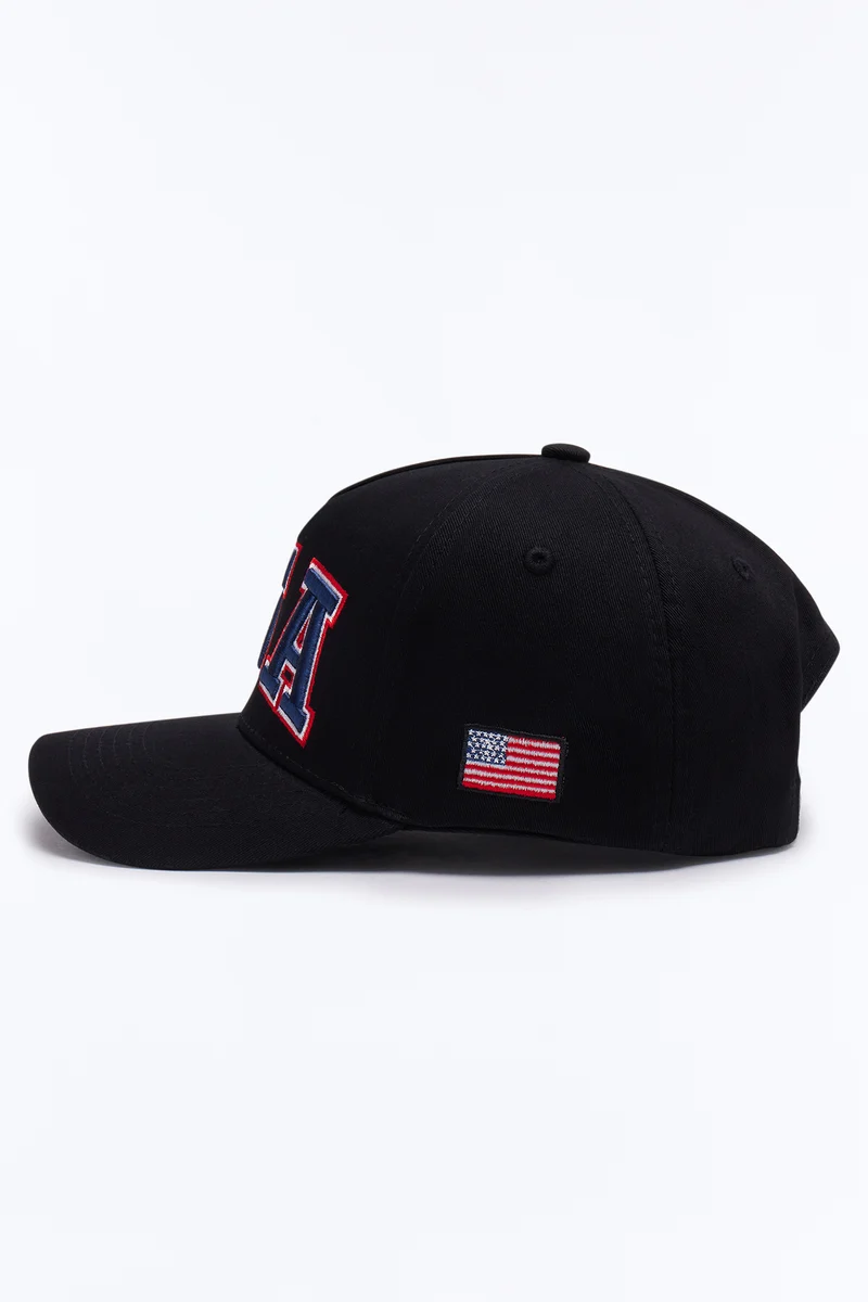 USA Love Baseball Hat - Black/combo