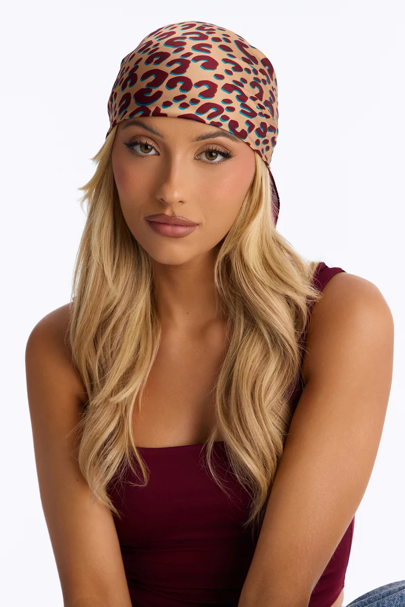 Wild Heart Hunter Head Scarf - Brown/combo