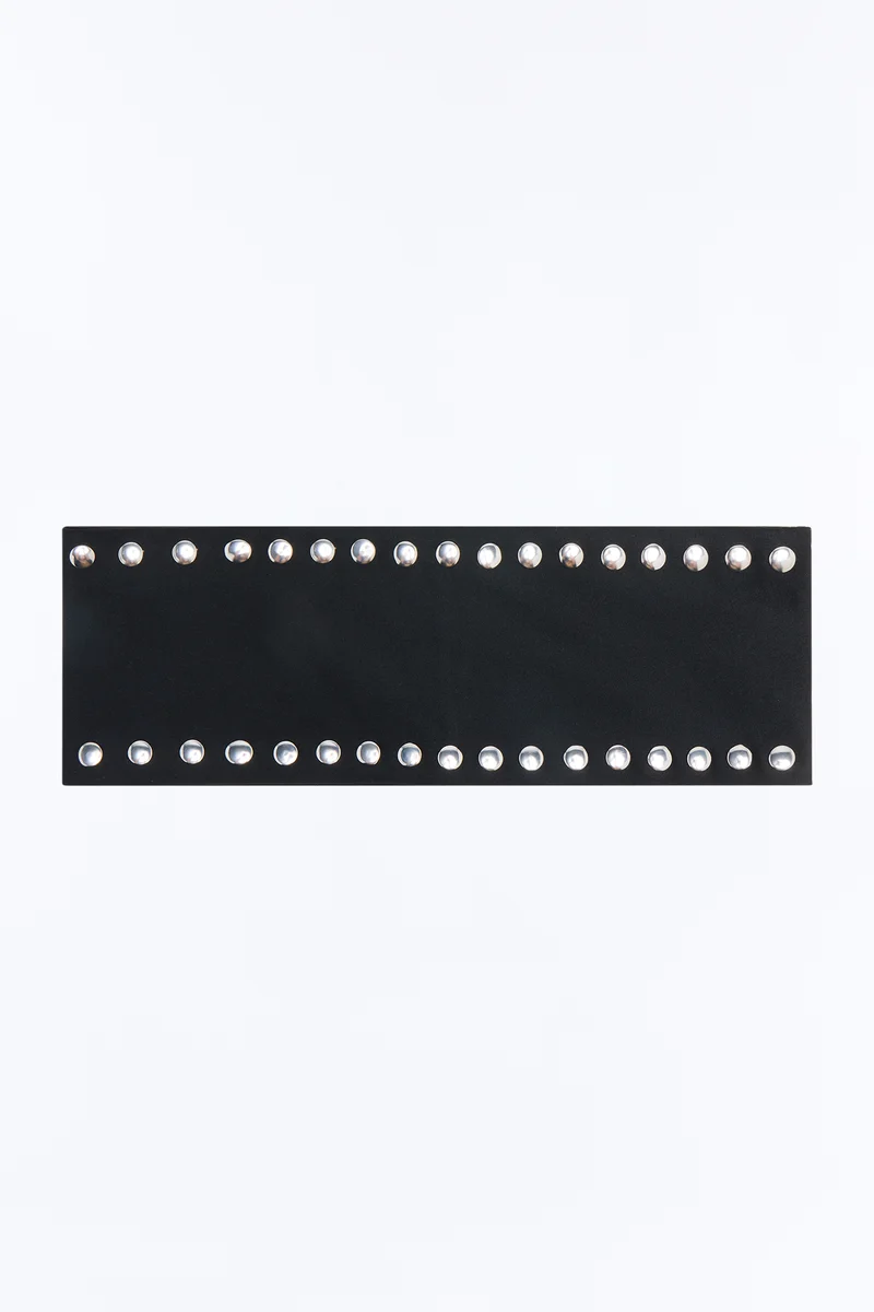 City Lights Studded Headband - Black