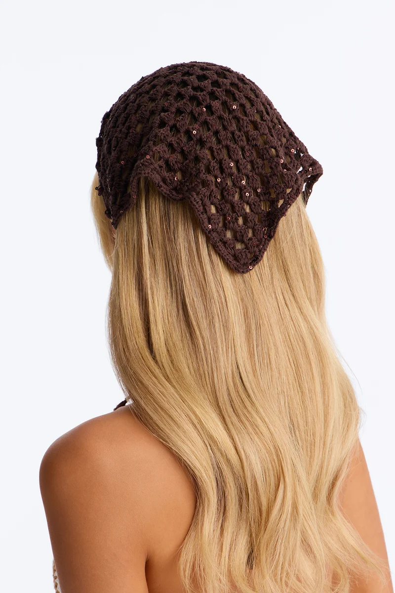 Mermaid Living Head Wrap - Brown