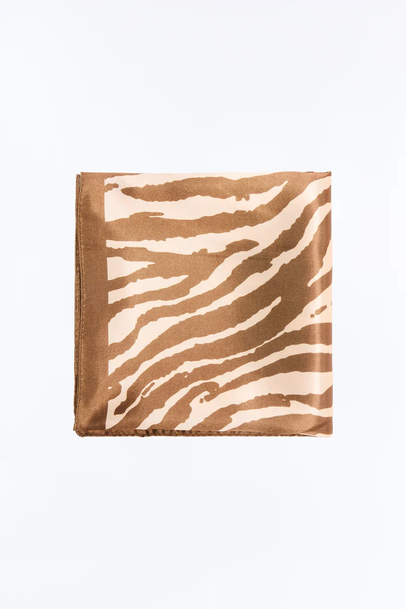 Running On Hot Sand Head Scarf - Brown/combo