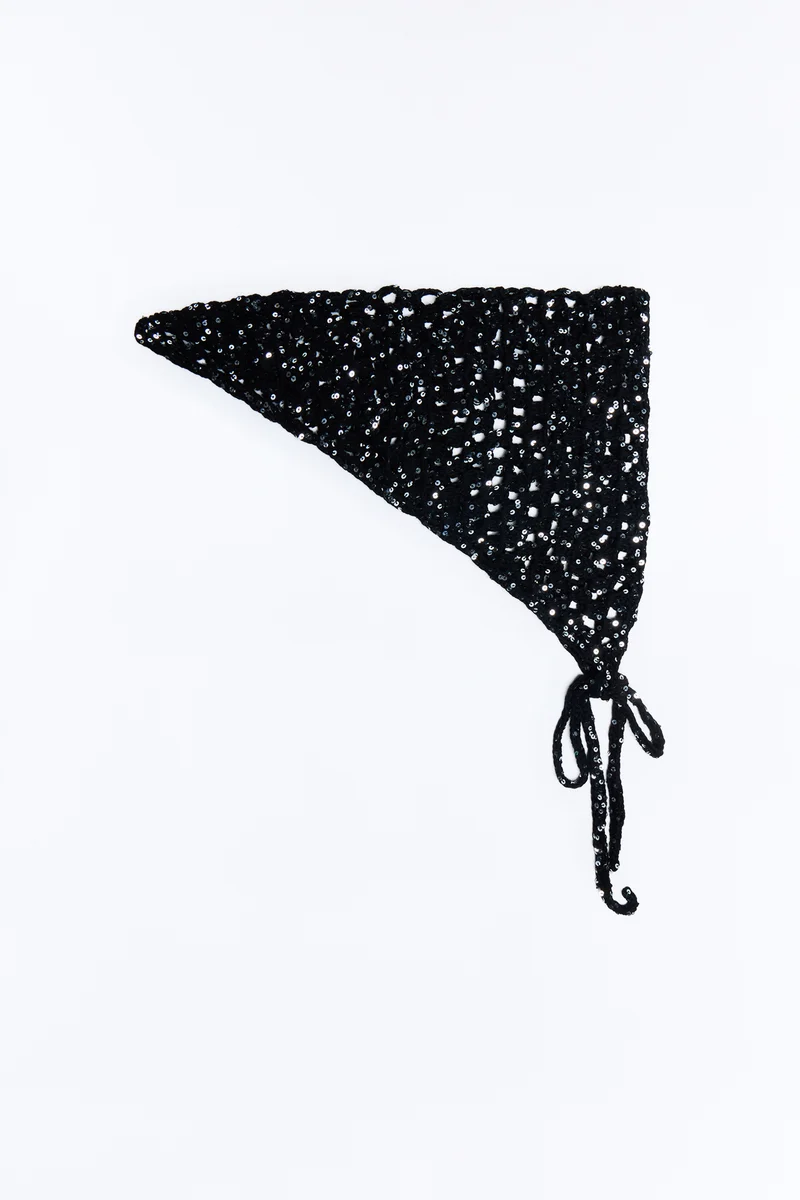 Mermaid Living Head Wrap - Black