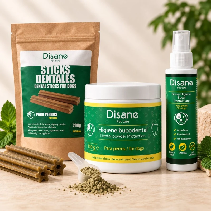 Pack Disane DentalCare 360º | Polvo + Spray + Sticks Dentales.
