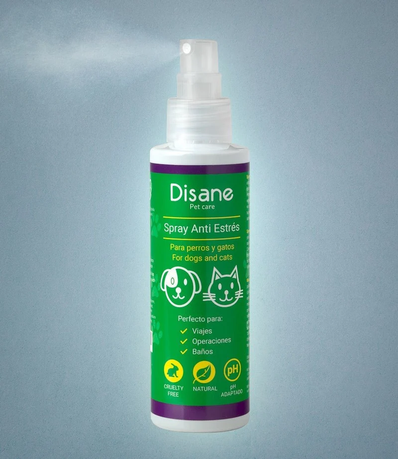 Spray anti estrés natural para perros y gatos