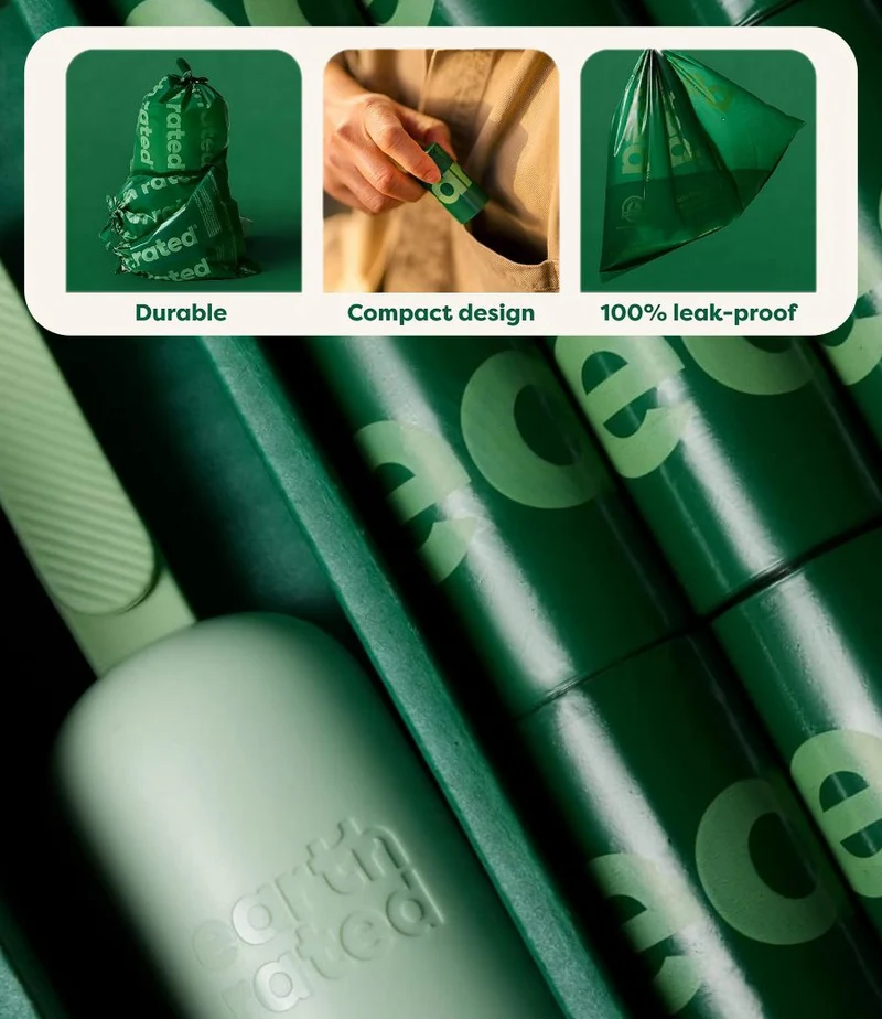 Bolsas para excrementos de Perro con Perfume earth rated 315