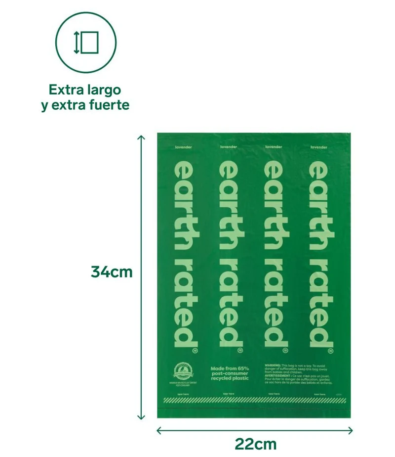 Bolsas para excrementos de Perro con Perfume 120 unidades