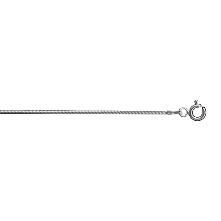 Collier tube rond – Argent 925 rhodié | Azuline