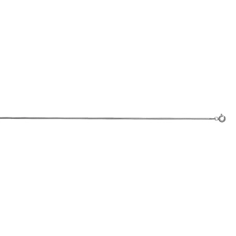 Collier tube rond – Argent 925 rhodié | Azuline