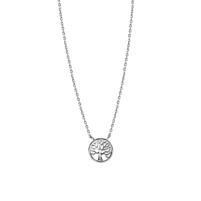 Collier rondelle ajouré petit modèle – Argent 925 rhodié | Azuline