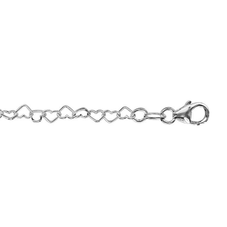 Collier enfant cœur 37 cm – Argent 925 rhodié | Azuline