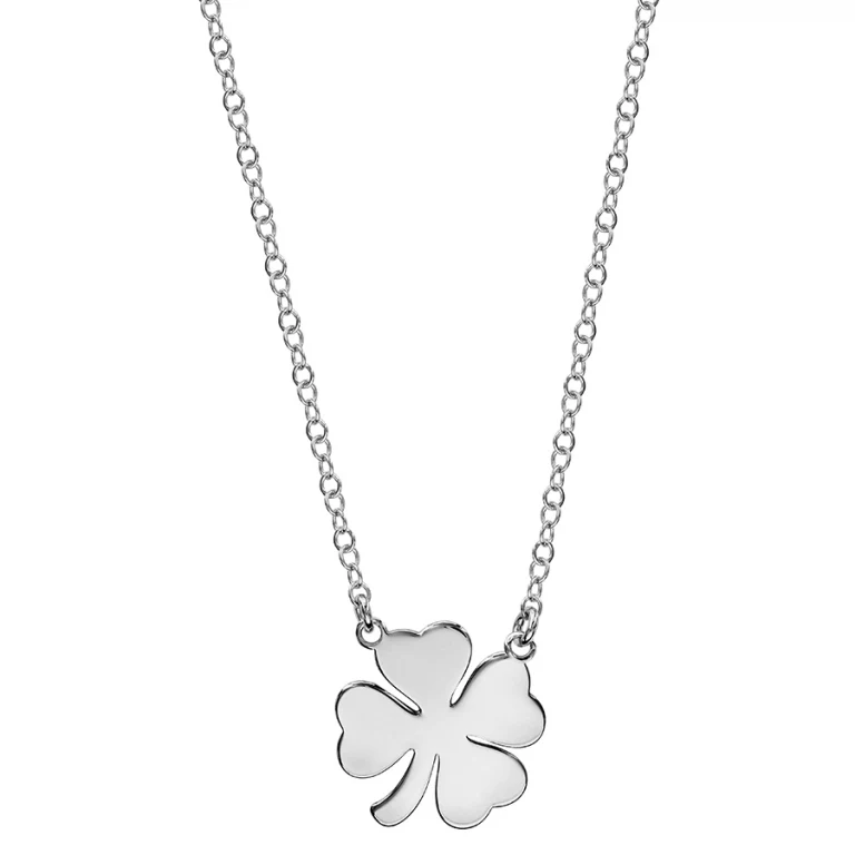 Collier trèfle – Argent 925 rhodié | Azuline