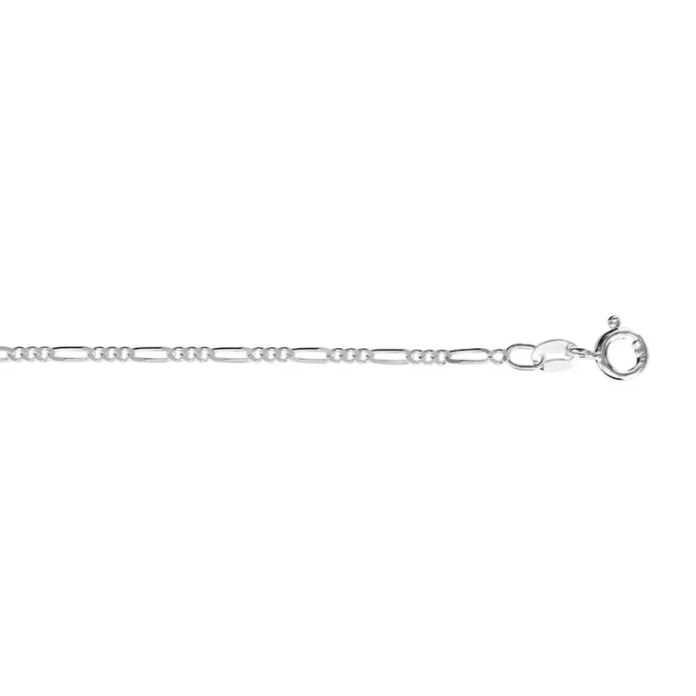 Collier maille figaro 1+5 1,8 mm – Argent 925 | Azuline