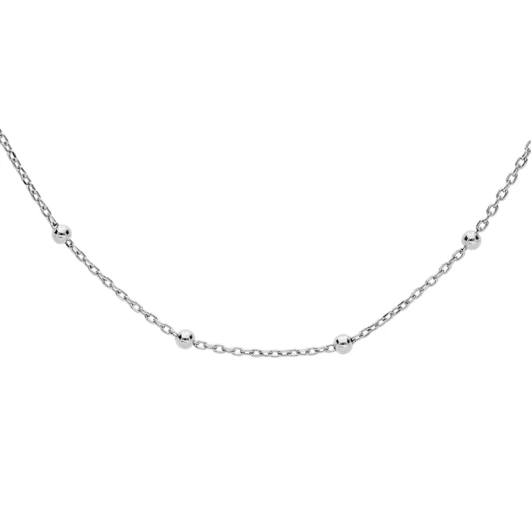 Collier boules espacées – Argent 925 rhodié | Azuline